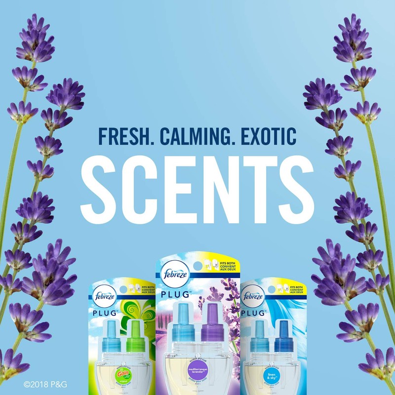 Febreze Plug In Air Freshener Fade Defy Plugs, Scented Oil