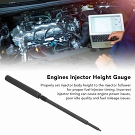 Akozon Mango Moleteado, Kit de Medidor de Altura del Inyector 3350 con 5 Bloques de Calibre de Repuesto para Motores Detroit Serie 50 60