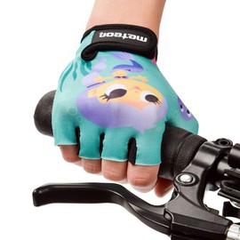 meteor Kid Cycling Gloves With Short Half Fingers Fastened Children Kid Child Bike Safety Accessories Hand Protect