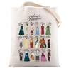 VAMSII Literature Gift for Book Lover Women of Literature Tote