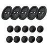 YHJKOPO Black Car Door Lock Cover for Mazda Roadster ND