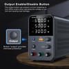 DC Variable Bench Power Supply with Encoder Knob, Output Enable/Disable,