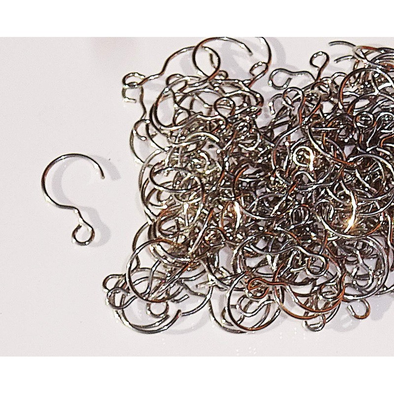 160 Chrome S Shape Hooks in Metal 18mm 0.7 Inches
