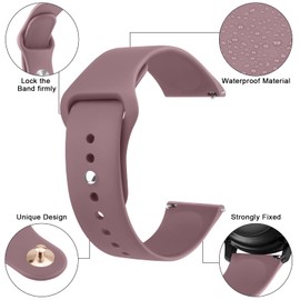 Silicone Band Compatible with IDW13,IDW16,IDW19 Smartwatch Bands, 22mm Soft Silicone Quick-Release Sport Replacement Bracelet Straps for Fitpolo/Woneligo W3 Smartwatch Bands