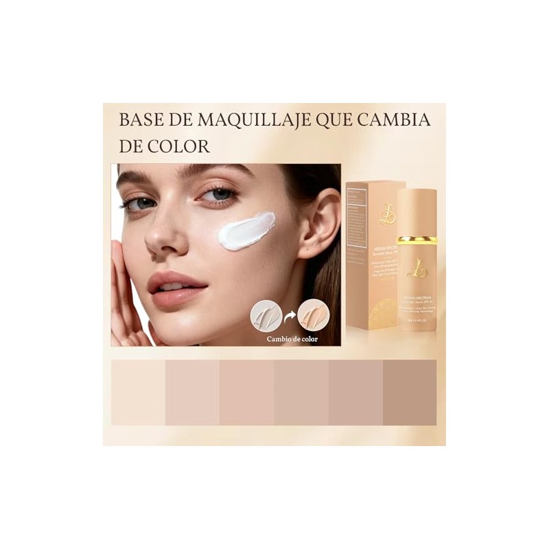 Base Adaptativa Biomimic Maquillaje Alta Cobertura 2pc Hidratante Que Cambia