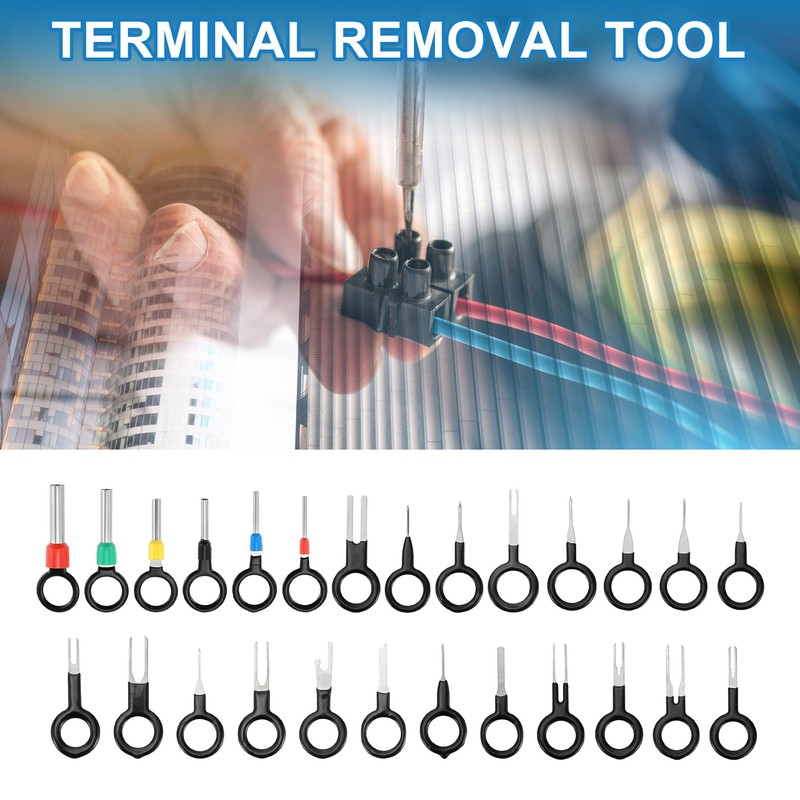 A ABSOPRO Terminal Removal Tool Assortment Kit Wire Connector Terminal