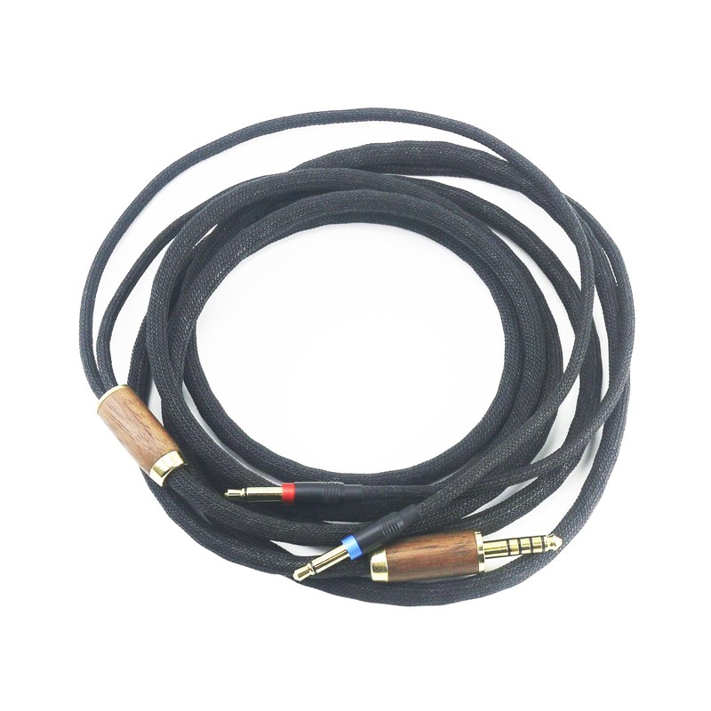 4.4mm Balanced Plug 6N OCC Copper Silver Plated Cable 4.4mm