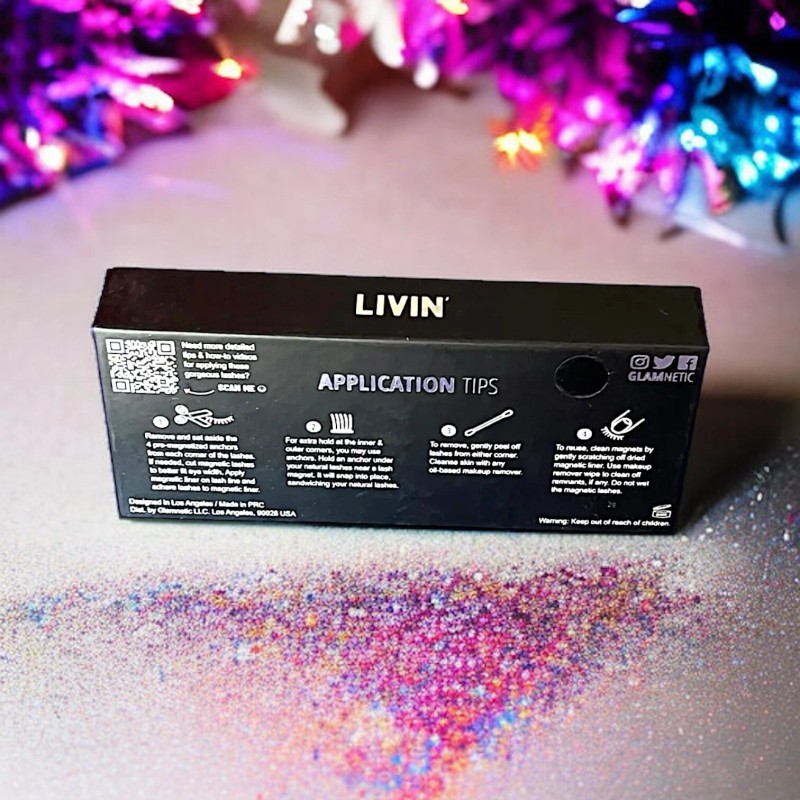 Glamnetic Lash Livin Full Magnetic Lashes Brand New In Box