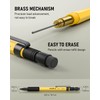 Nicpro 3 PCS 1.3 mm Mechanical Pencil Set with 72