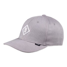 Djinns - Brushed Twill - 6 Panel TrueFit 2.0 Curved Visor Dad Cap Baseball Cap Hat Caps, gray