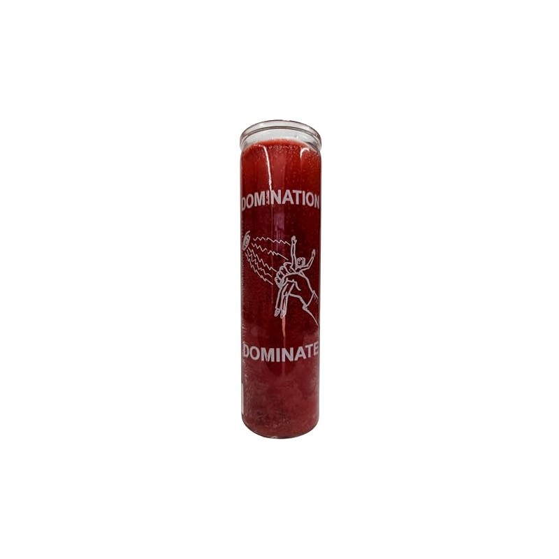 Generic Domination (Daminate) Red Pillar Candle
