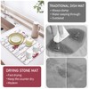 Large Foldable Stone Dish Drying Mats for Kitchen Counter ,