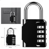 4 Digit Combination Lock,Resettable Combination Padlock Gym Locker Locks with