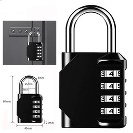 4 Digit Combination Lock,Resettable Combination Padlock Gym Locker Locks with Code,Combination Lock Locker,Storage Locker Lock,Waterproof Padlock,School Locker Lock,Number Padlock