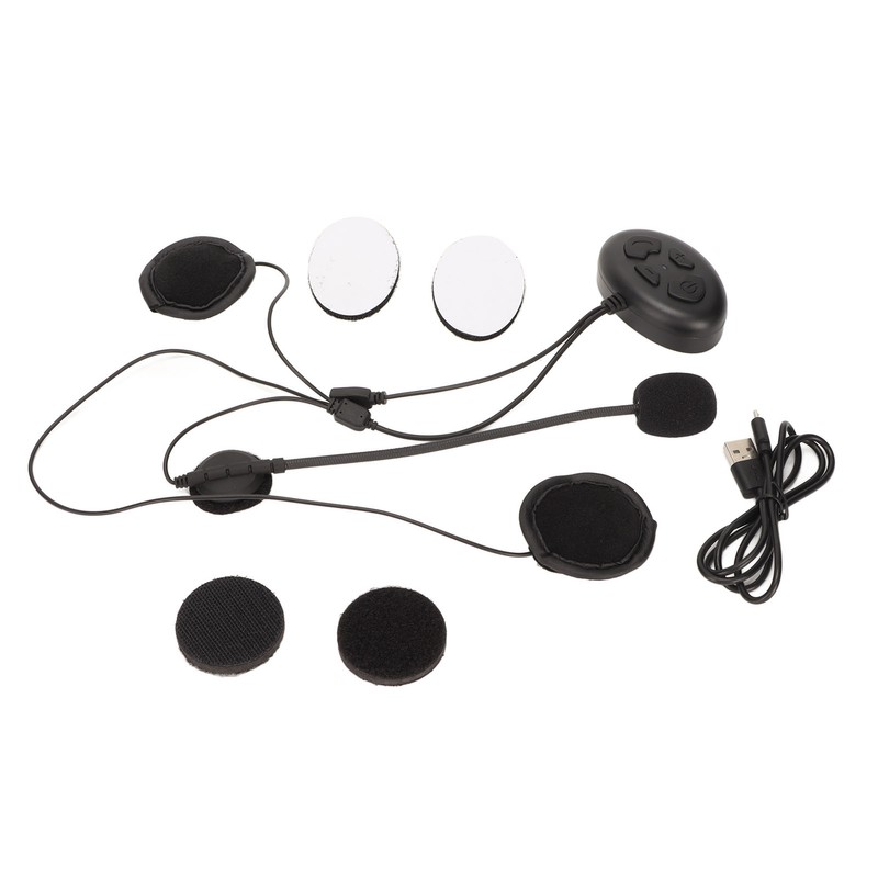 Helmet Bluetooth Headset Clear Calling Motorcycle Helmet Headphones with Microphone