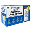 DURASACK Contractor Bags Heavy Duty 40-Gallon Reusable White Woven Polypropylene