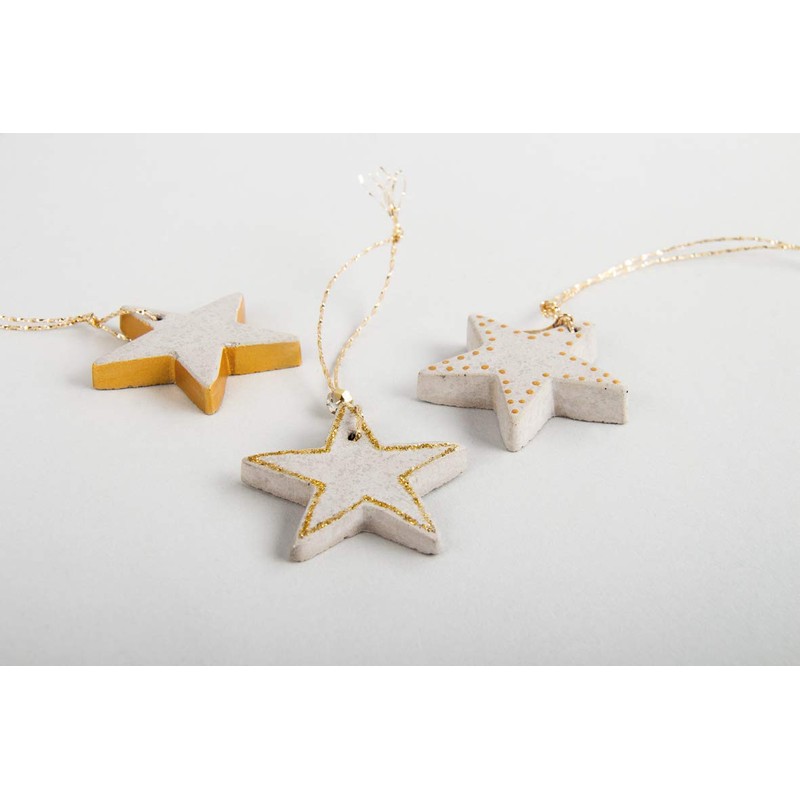 Rayher 36099000 stampo con stelle, diametro 3,6cm, 6 stelle, da