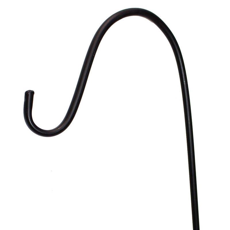 Lantern Holder Metal Black 135 cm High Shepherd's Stick Metal