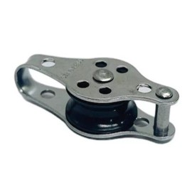 Unbranded 1/4" Stainless Steel Marine Nylon Pulley With Becket Pulley Blocks For Wire Rope