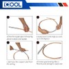 ICOOL 5pcs Spring Tubing Benders Set 1/4, 5/16, 3/8, 1/2,