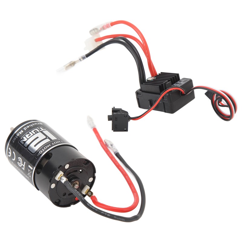 550 12T Brushed Motor with 60A Brushed ESC for ARRMA