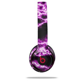 WraptorSkinz Skin Compatible with Beats Solo 4, Solo 3 and Solo 2 Wireless Headphones - Electrify Hot Pink - Decal Vinyl Wrap (Headphones NOT Included)