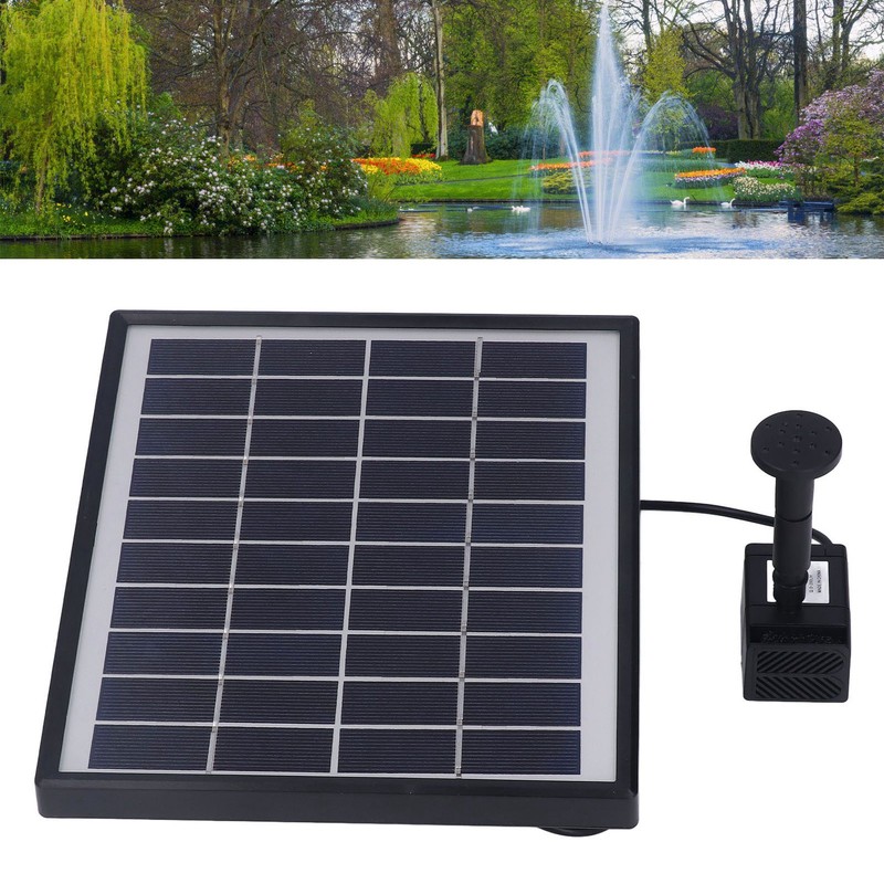 Solar Fountain Pump 6W 10V High Conversion Efficiency Anti Clogging