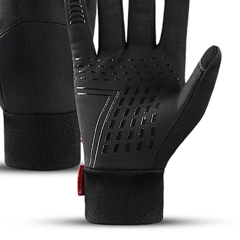 1 Pair Windproof Thermal Gloves Slip Resistant Touch Screen Warm