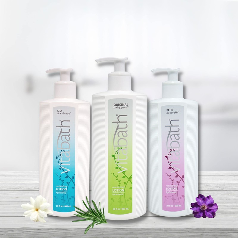 Vitabath Original Spring Green Moisturizing Body Lotion Replenishing Botanicals, Aloe