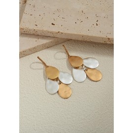 LILIE&WHITE Women's Gold Earrings - Timeless Elegance for Any Outfit, Everlasting Colour, Gifts, Copper