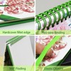 DWIYITTN A5 Spiral Notebook for Women, 4-Pack Hardback Notebook Gift
