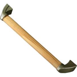 Grab Rail for Bathroom, Wooden Grab Bar, 13.38 inch, Wood Color, Disability Auxiliary Handle, Safety Handle for Kitchen Bedroom Bathtub, Shower, Steps, Indoor/Outdoor(34 cm)