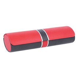 NASENFAHRRAD24 Kinski Oval Case Red with Magnetic Closure - Glasses Case, red