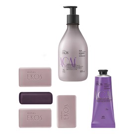 Kit Ekos Acai Antioxidante Cuidado De La Piel Nat