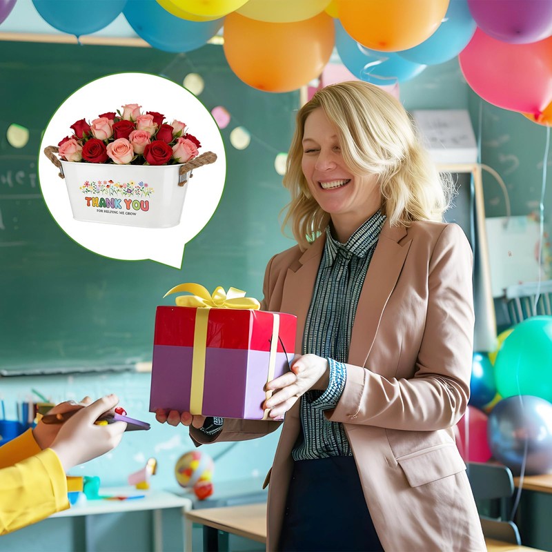4Pcs Teacher Appreciation Gifts Thank You for Helping Me Grow