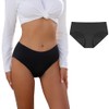 Leak Proof Underwear Washable 40ml Absorbent Underwear for Women Black