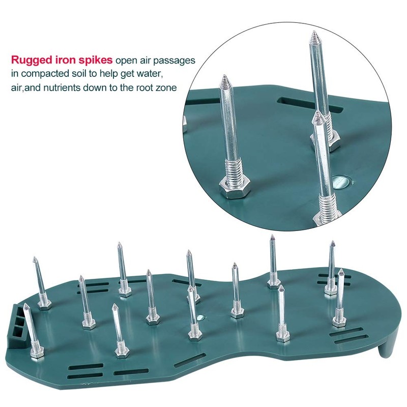 Lawn Spike Shoes, Good Toughness Lawn Aerator Shoes for Lawn