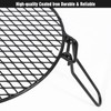 REDCAMP Folding Campfire Grill Grate Top for Solo Stove Bonfire,
