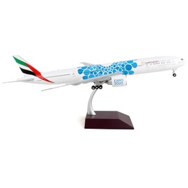 DCD Boeing 777-300ER Commercial Aircraft Emirates Airlines-Dubai Expo 2020 White Blue Graphics Gemini 200 Series