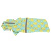 Pet Rain Jacket Duckling Pattern Waterproof Reflective Adjustable 4 Legs