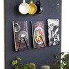 Wake Sangyo Kabette Cabette BOOK Hook Wall Storage Brass Color