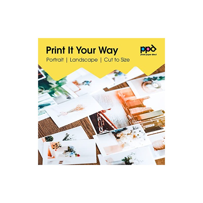 PPD 100 Sheets 7x5 Inkjet Premium Photo Paper Gloss (280