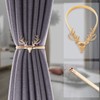 2 Pack Curtain Tieback,Alloy Curtain Holdback Window Curtain Tieback Curtain