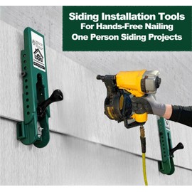 Pack 2 Siding Tool, Siding Mounting Kit, Siding Installation Tools, 5/16 inch Fiber Cement Lap Siding Gauge Tool for 1 Person Installation, Adjustable Reveals
