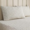 Dreams & Drapes - Natural Floral Fitted Sheet (190 x