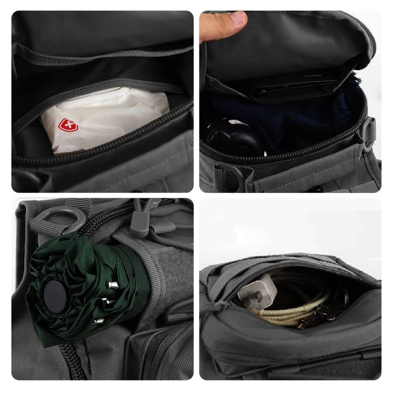 Mochila Táctica 28 * 18 * 13cm Mochila Cruzada Táctica