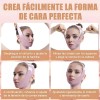 Mentonera Faja Forma V Oferta Reduce Arruga Papada Cachete Púrpura