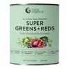 Nutra Organics Super Greens + Reds, 150 g