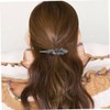 Baluue Retro Horn Hairpin Duckbill Clip Rhinestone Studded Bobby Pin