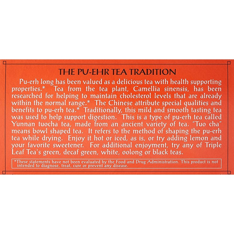 Cholesterid Puerh Tea